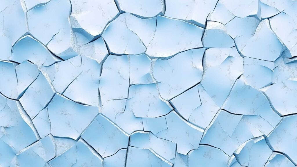 Oil paint shrinkage and cracking